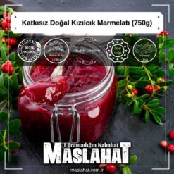 Katkısız Doğal Kızılcık Marmelatı (750g)-3