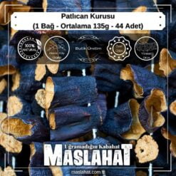 Patlıcan Kurusu (1 Bağ - Ortalama 135g - 44 Adet)-3