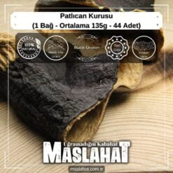 Patlıcan Kurusu (1 Bağ - Ortalama 135g - 44 Adet)-4