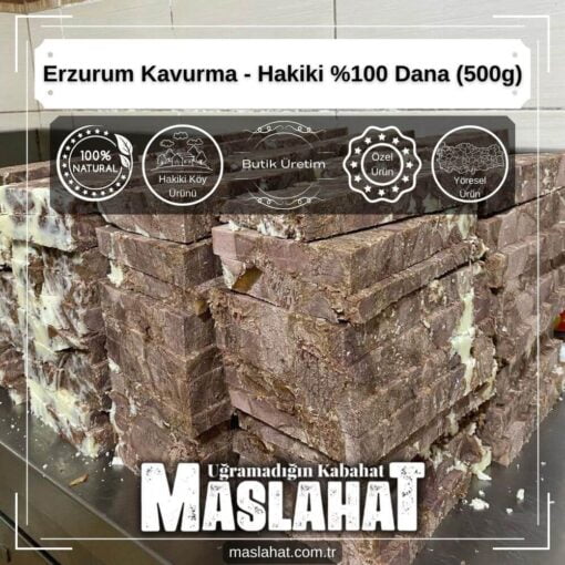 Erzurum Kavurma - Hakiki %100 Dana (500g)-1