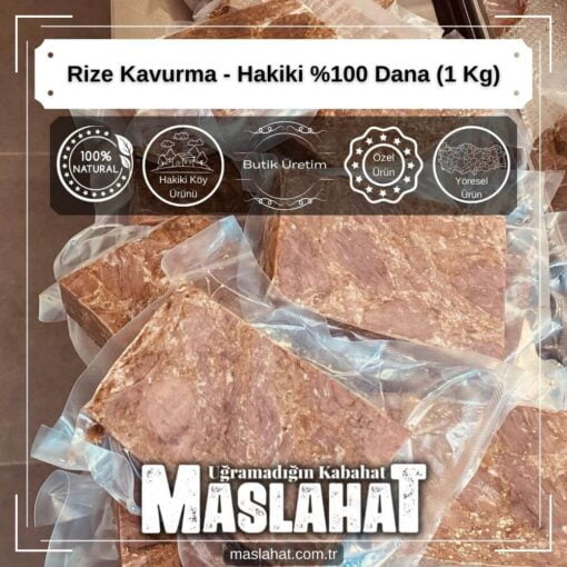 Rize Kavurma - Hakiki %100 Dana (1 Kg)-1