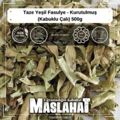 Taze Yeşil Fasulye - Kurutulmuş (Kabuklu Çalı) 500g-1